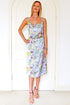 Helena "Nouveau Nymphs" Reversible Satin Slip Dress